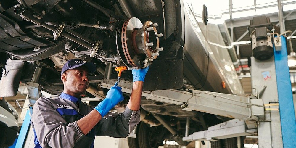 taller VI Iveco bajo camion