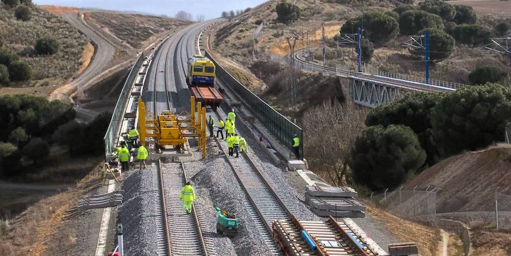 obra ferrocarril corredor mediterraneo