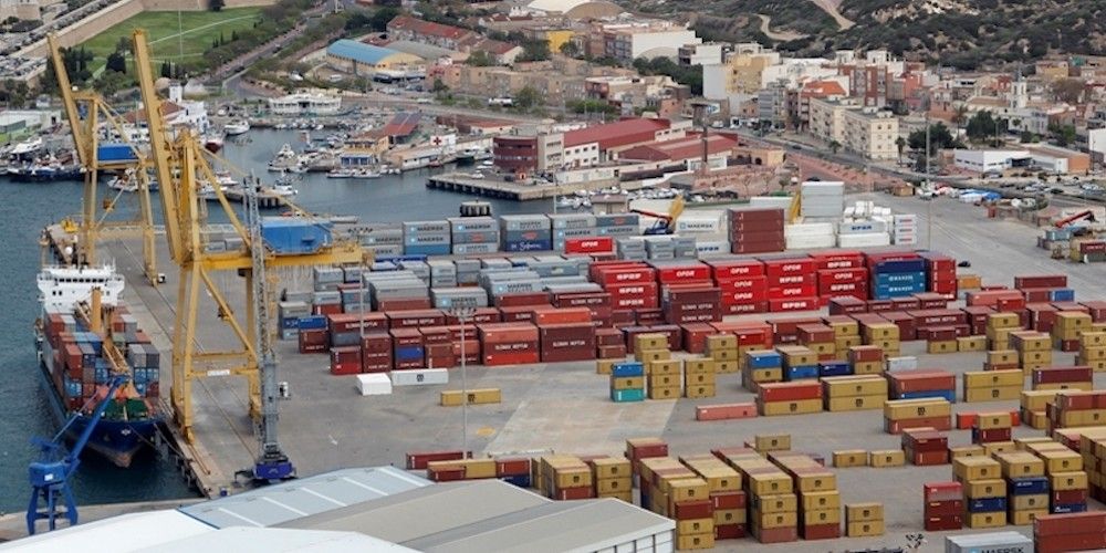 Terminal de contenedores del puerto de Cartagena