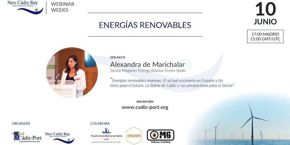 Webinar de energias renovables del puerto de Cadiz