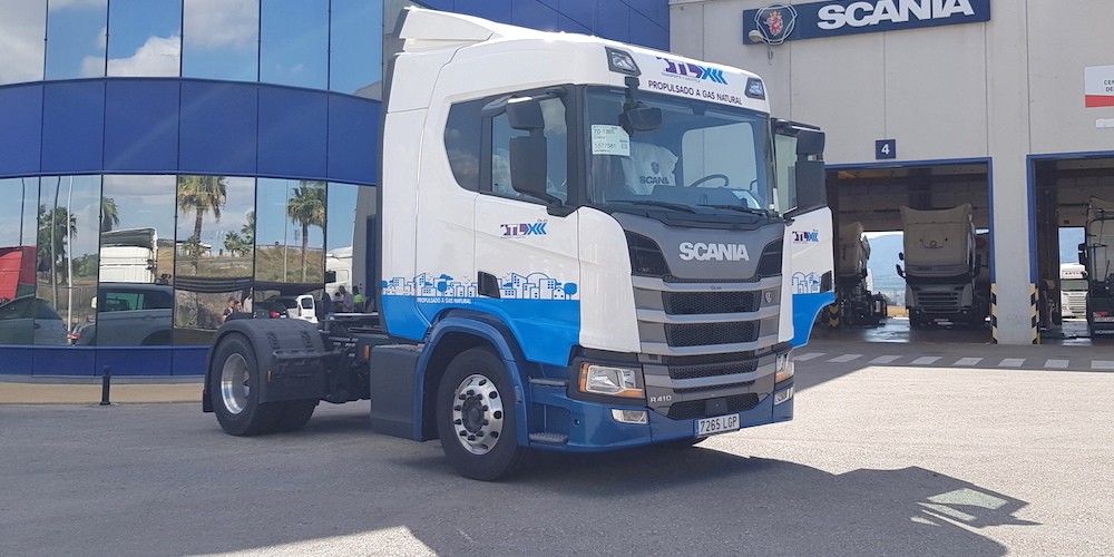 Camion a GNL de Scania para TLX