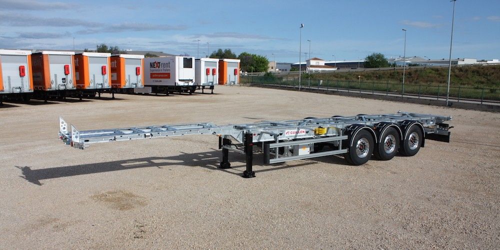 Semirremolques portacontenedores de Guillen para Acotral Semirremolques portacontenedores de Guillen para Acotral