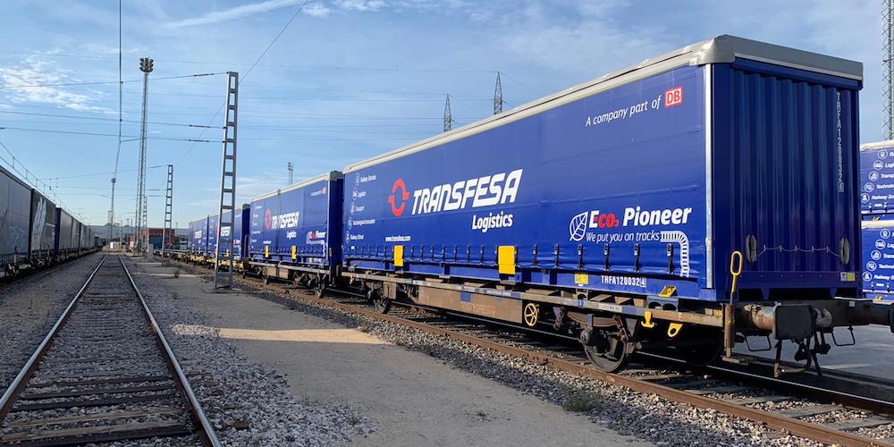 Vagones de ferrocarril de Transfesa Logistics