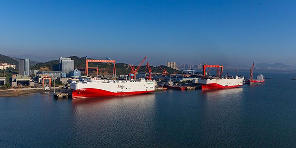 Car carriers Siem Confucius y Siem Aristotle para Volkswagen