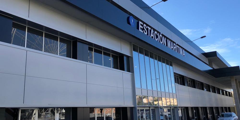 Estacion maritima del puerto de Malaga