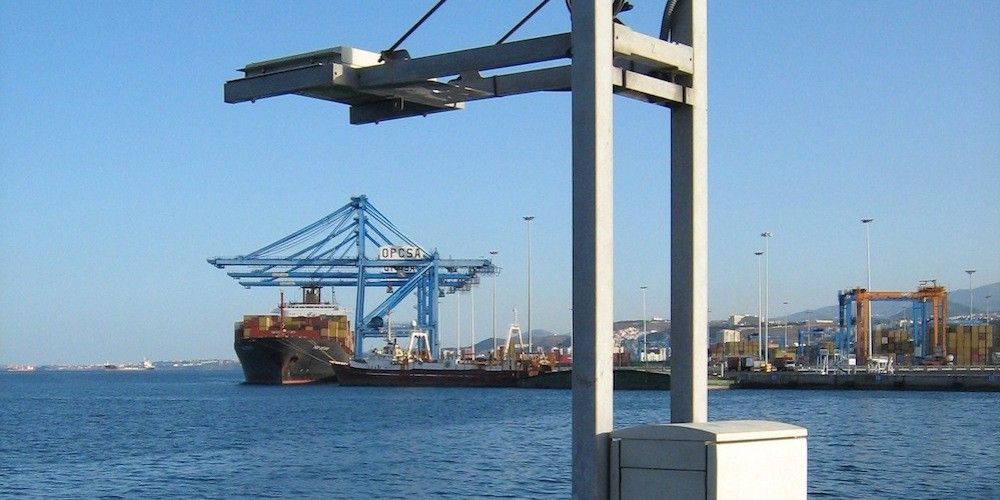 Sistema para la medicion del nivel del mar en el puerto de Las Palmas