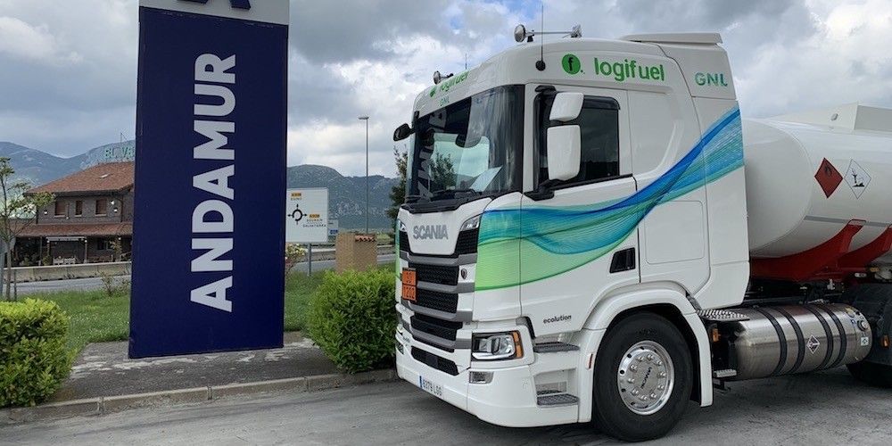 Camion de Scania para Logifuel, Andamur