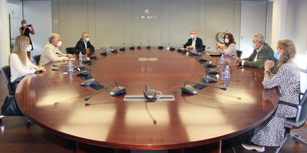 reunión puerto Barcelona Anesco
