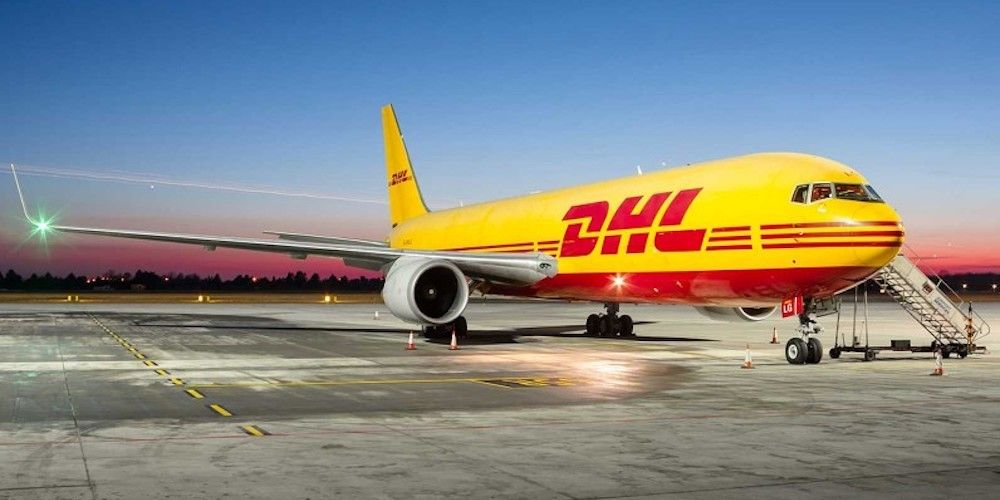 Avion freighter Boeing 767-300 para DHL