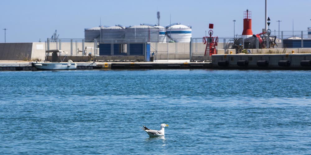 Instalaciones del puerto de Valencia