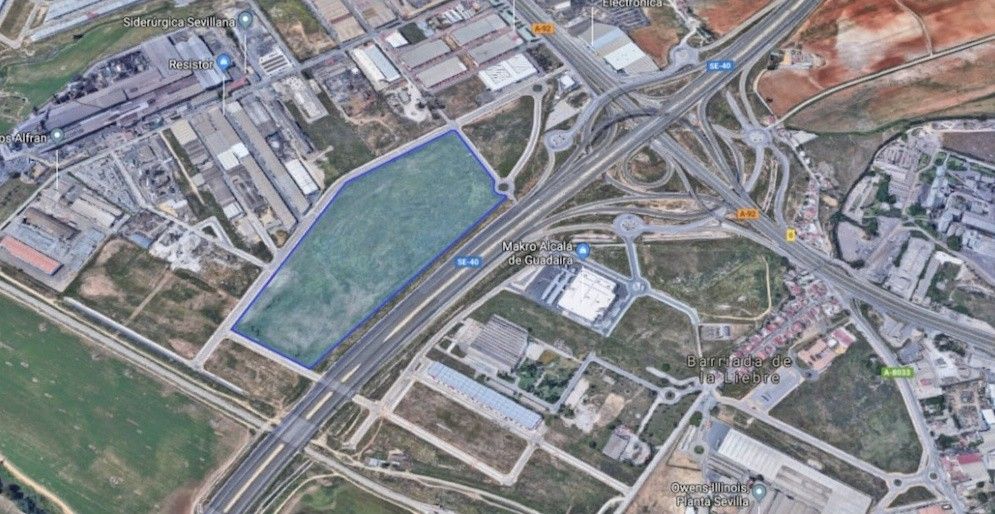 parcela logistica alcala guadaira sevilla vista aerea