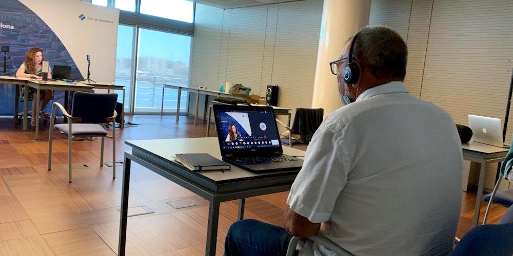 Webinar del departamento de Desarrollo de Negocio del puerto de Barcelona