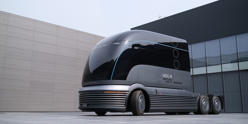 Camion de pila de combustible de hidrogeno Hyundai HDC-6 Neptune