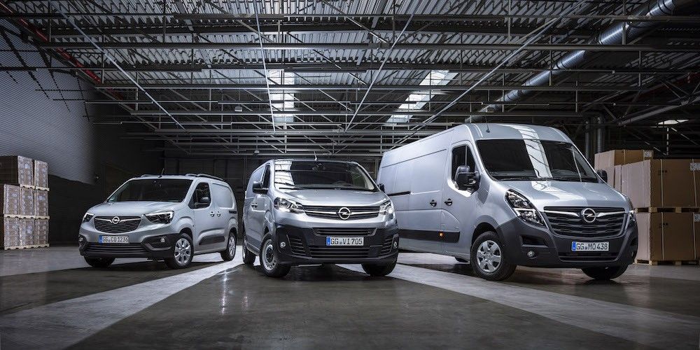 Gama de comerciales de Opel 2020