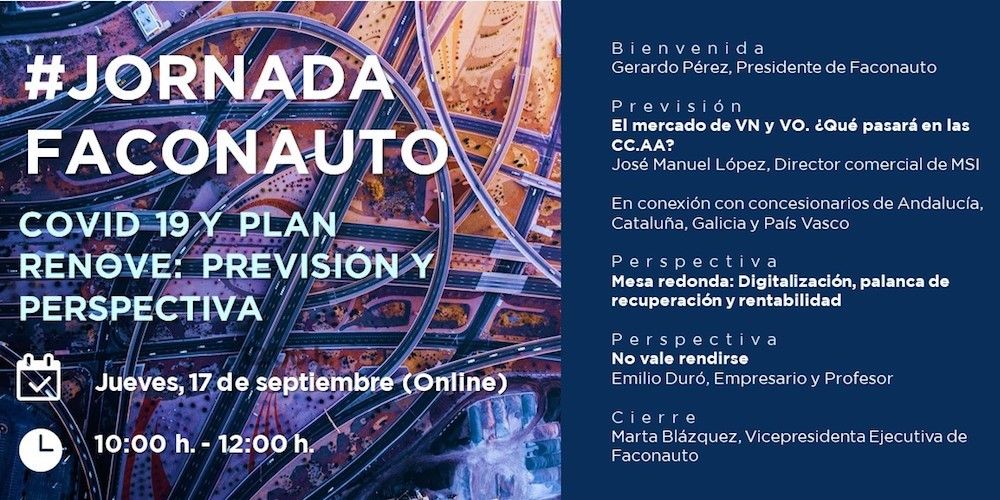 Jornada Faconauto sobre el Covid-19 y el Plan Renove