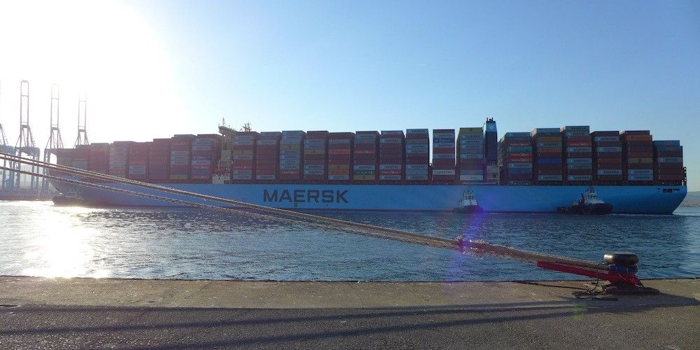 Mathilde Maersk atraca en Algeciras