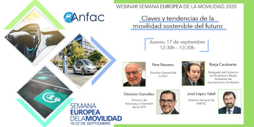 Webinar de Anfac sobre la movilidad sostenible