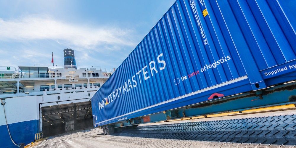 Contenedores de P&O Ferrymasters