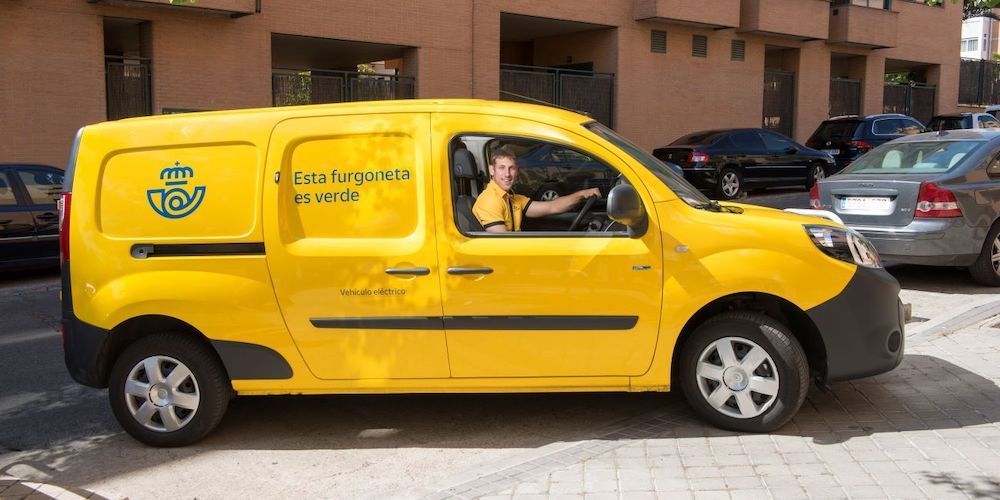 Furgoneta electrica Correos Furgoneta electrica Correos