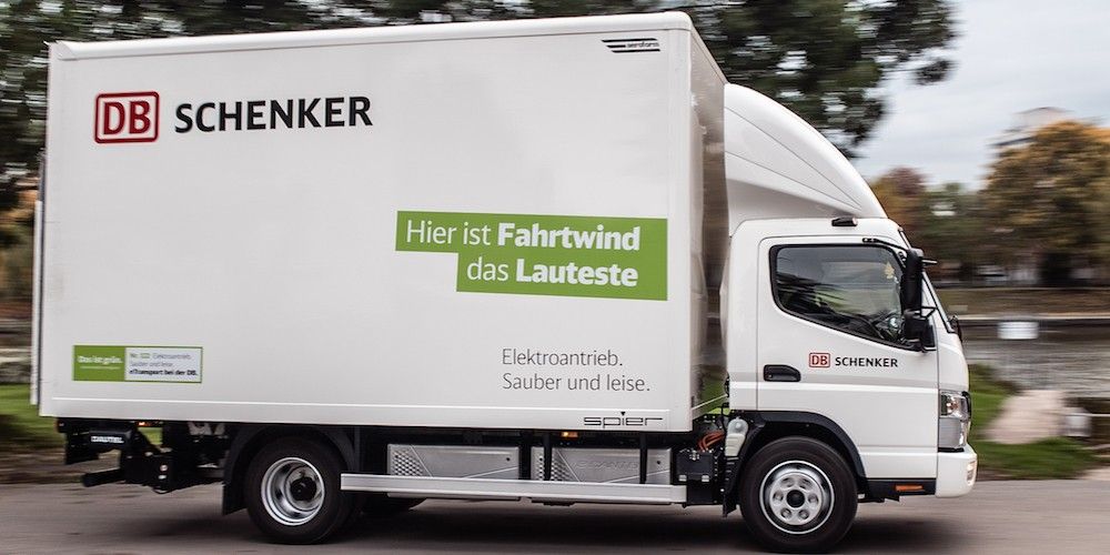 Camion Fuso eCanter de DB Schenker