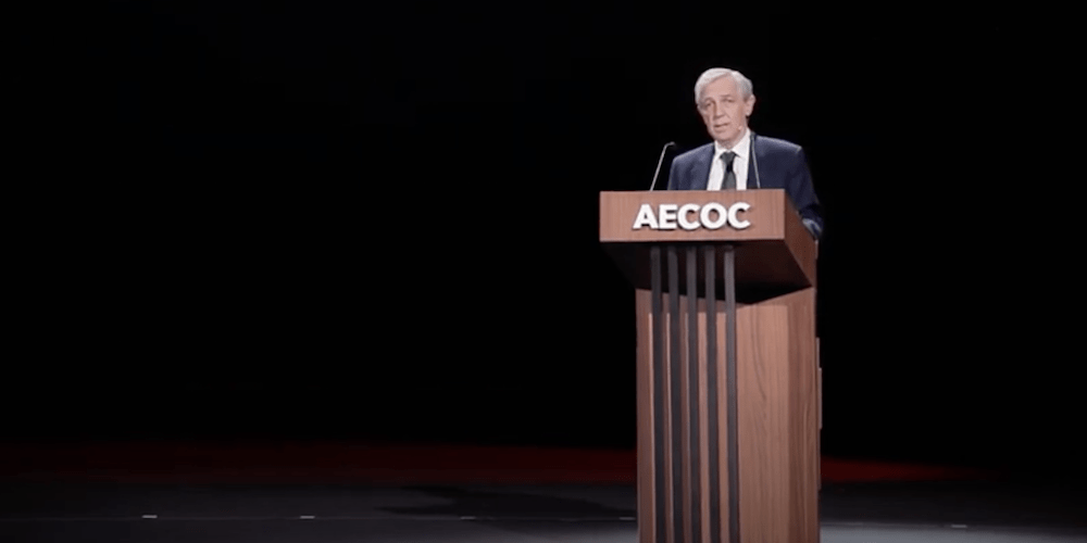 Francisco Javier Campo, presidente de Aecoc, en el Congreso de Gran Consumo