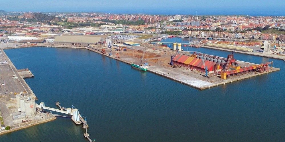 Instalaciones del puerto de Santander