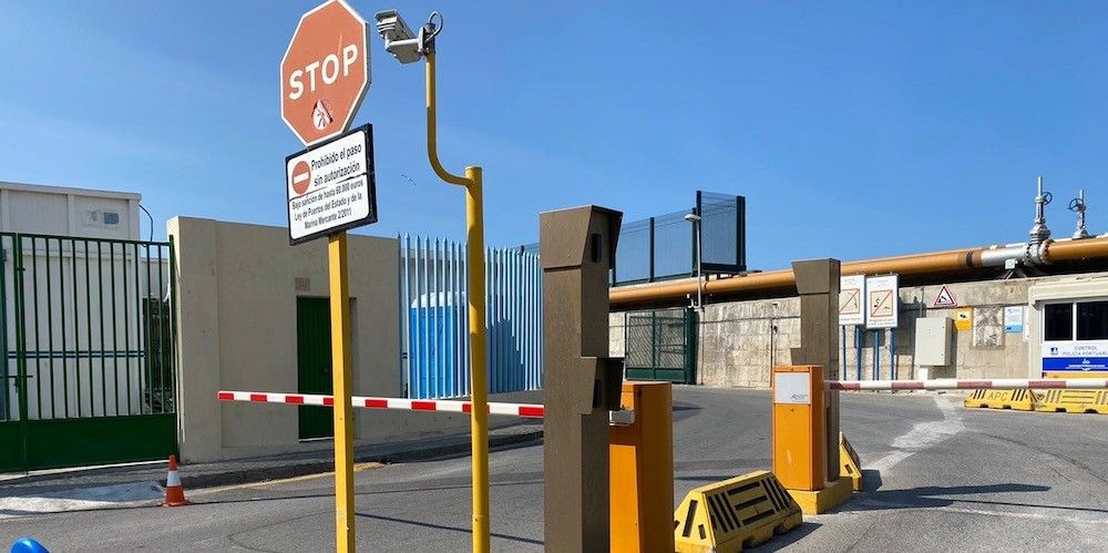 acceso a las instalaciones de la autoridad portuaria de Ceuta