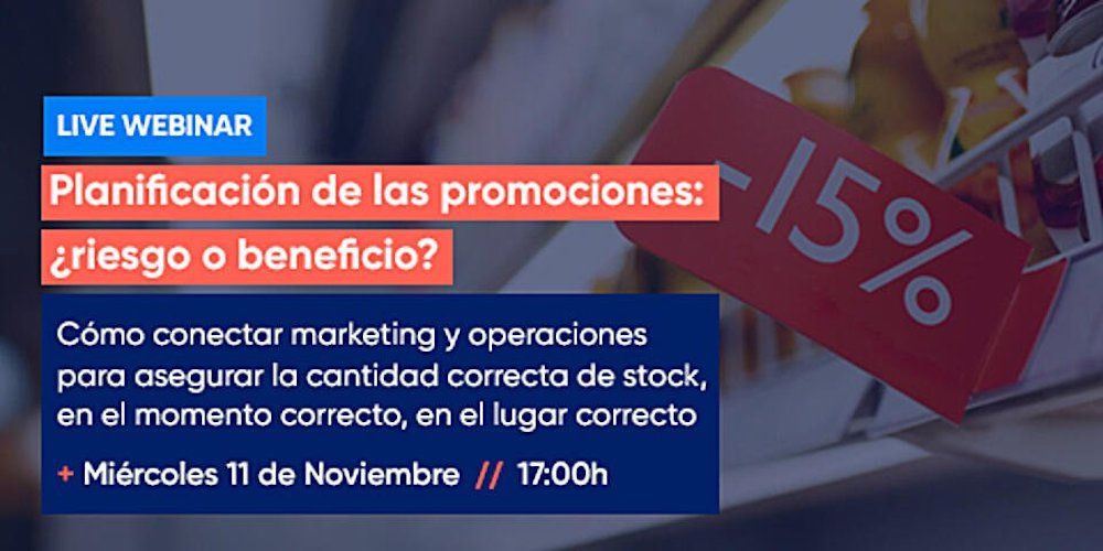 Webinar de Toolsgroup sobre promociones