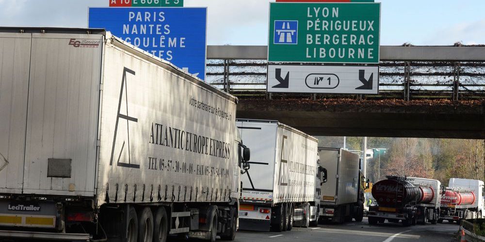 camiones carretera Francia