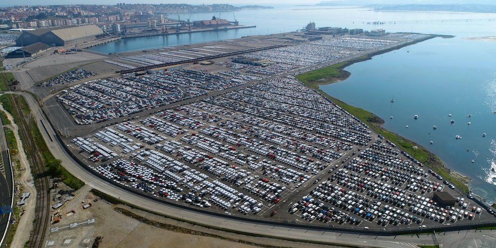 Terminal de vehiculos del puerto de Santander