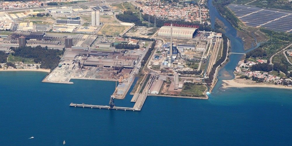 vista aerea terminal Endesa puerto Algeciras