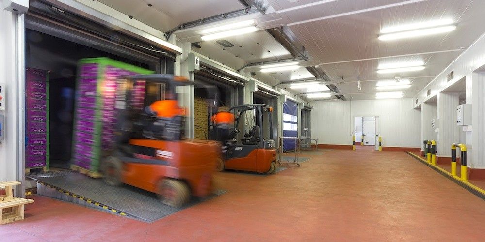 PIF puerto Algeciras carga camiones carretillas temperatura controlada