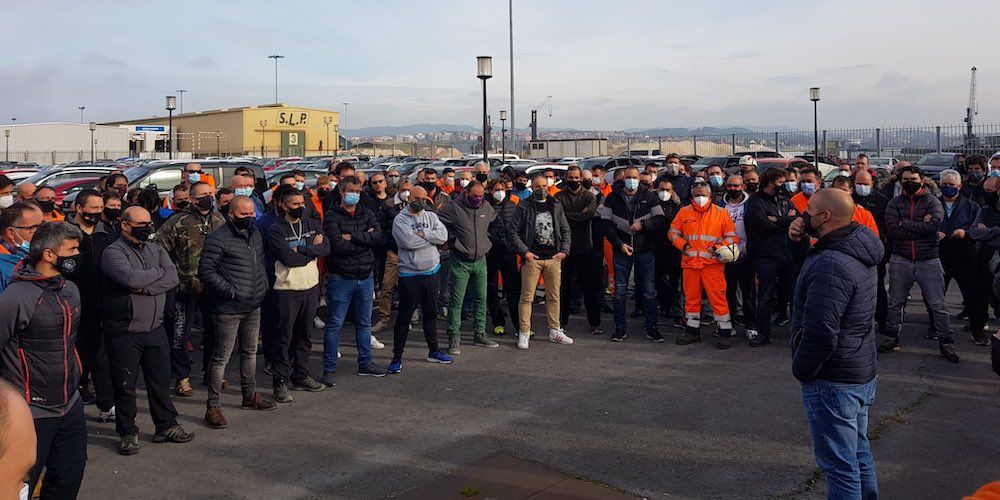 asamblea estibadores puerto bilbao diciembre 2020