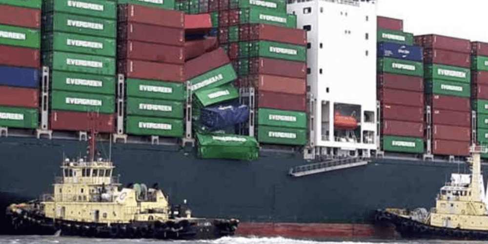 accidente buque Evergreen perdida contenedores