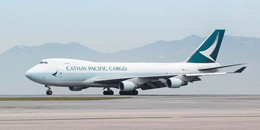 Avion de Cathay Pacific Cargo