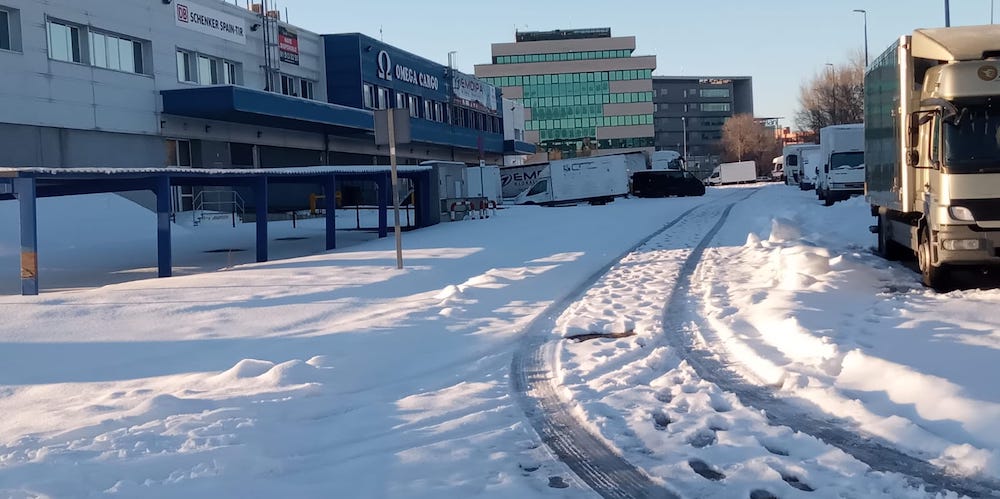 centro de carga de barajas el lunes 11 de enero