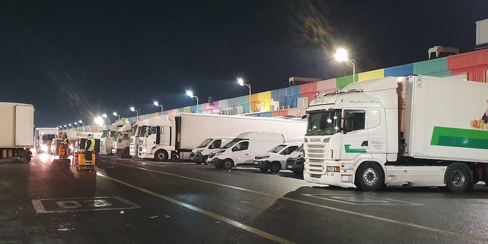 camiones en Mercamadrid