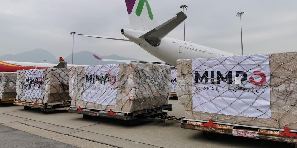Carga aerea Sanitaria MIMPO