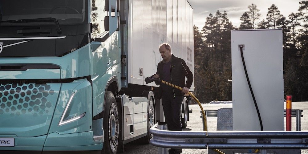 recarga camion electrico Volvo