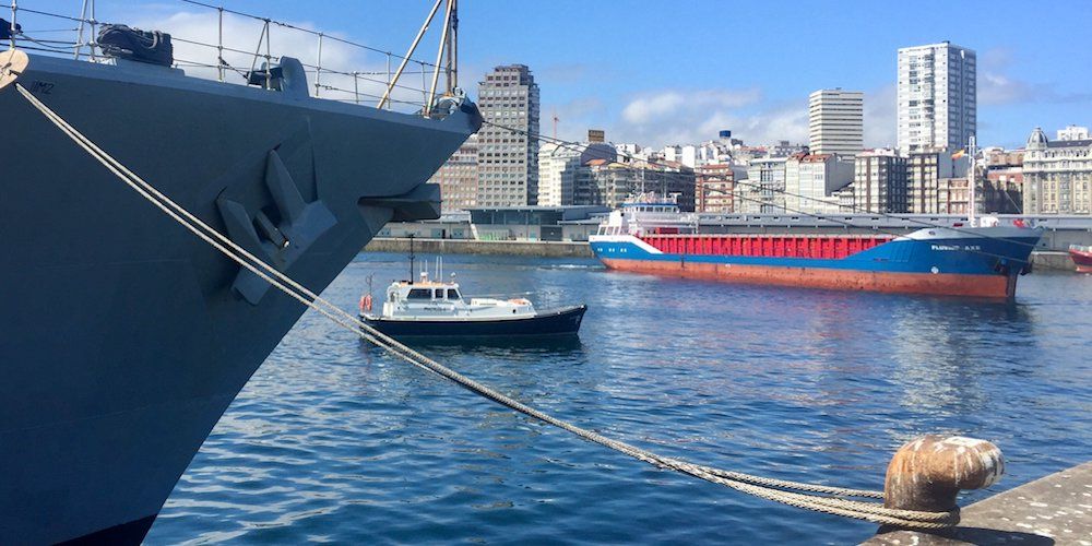 Muelle Calvo Sotelo puerto La Coruña