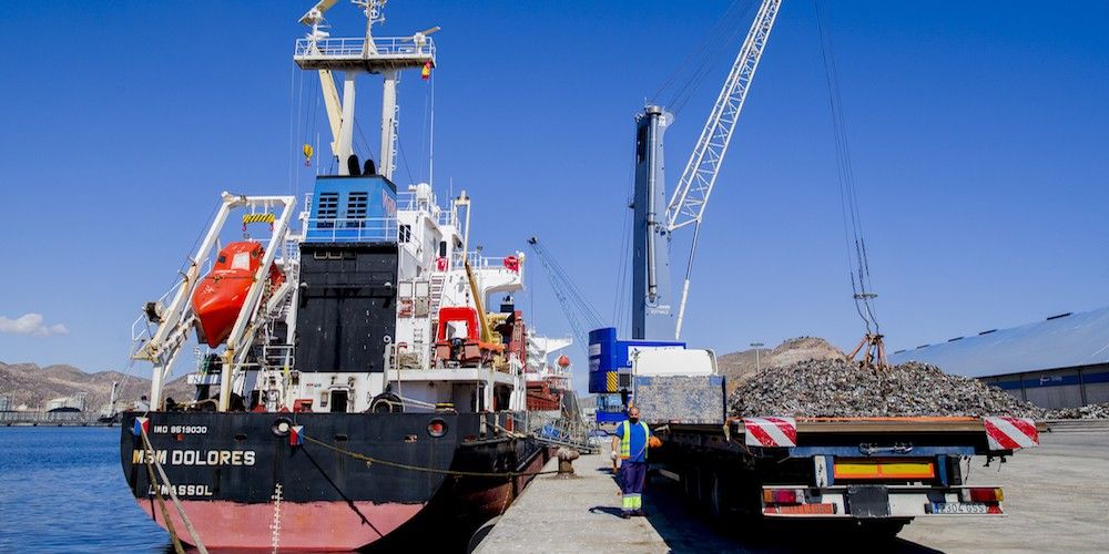 trafico chatarra puerto Cartagena trafico chatarra puerto Cartagena