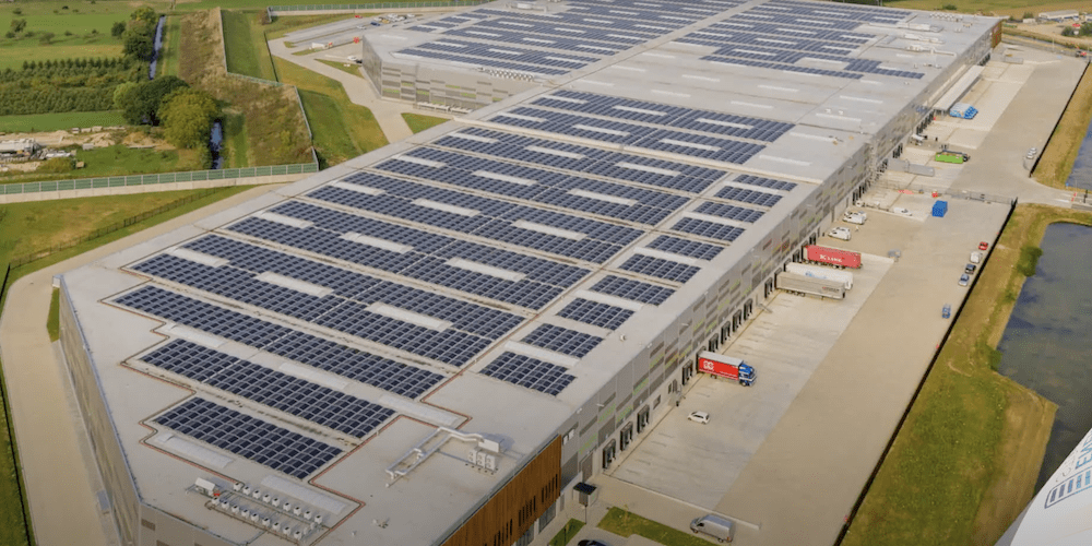 Centro logistico placas solares VGP Centro logistico placas solares VGP