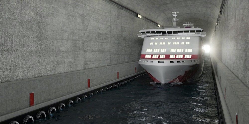 Stad Ship Tunnel en Noruega primer tunel para barcos