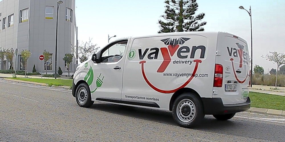 toyota proace electric van vayven delivery