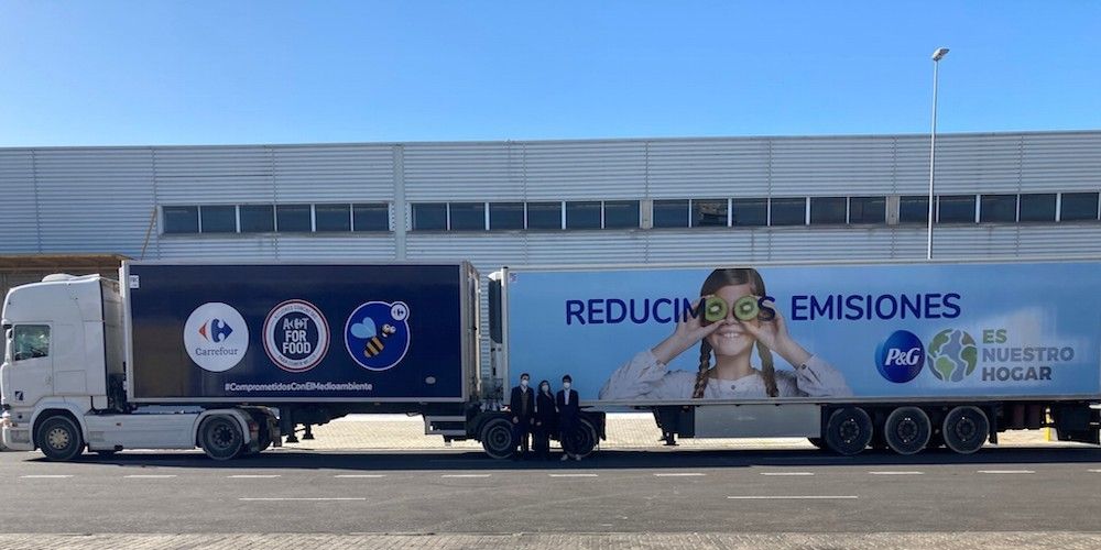 megacamion Carrefour P&G megacamion Carrefour P&G