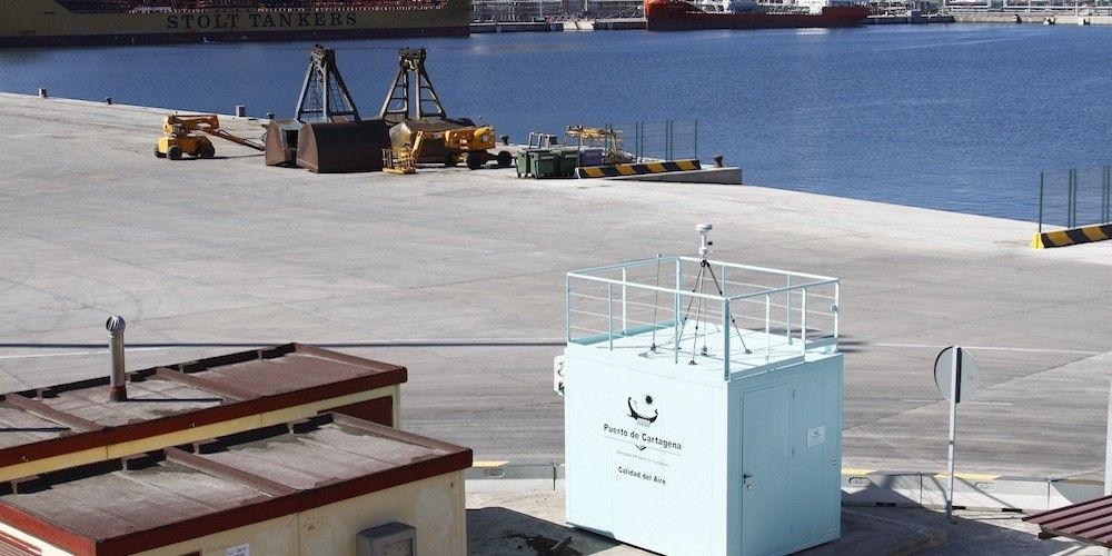 puerto cartagena calidad aire sostenibilidad