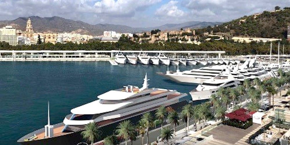 Nueva terminal megayates puerto Malaga