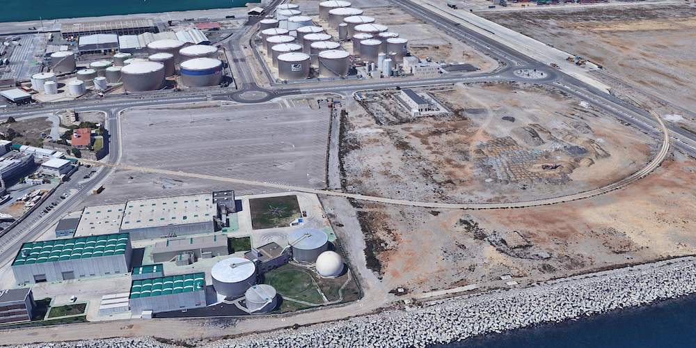 puerto algeciras Explanada antes para gestion trafico pesado