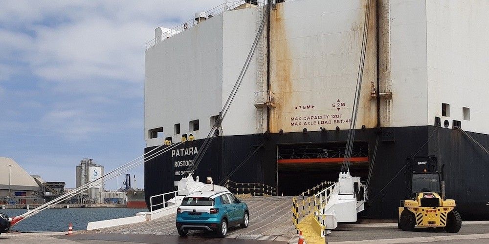 Embarque 9 millones vehiculo Volkswagen puerto Santander