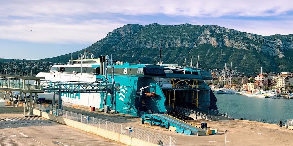 Fast Ferry Eleanor Roosevelt Balearia puerto Denia